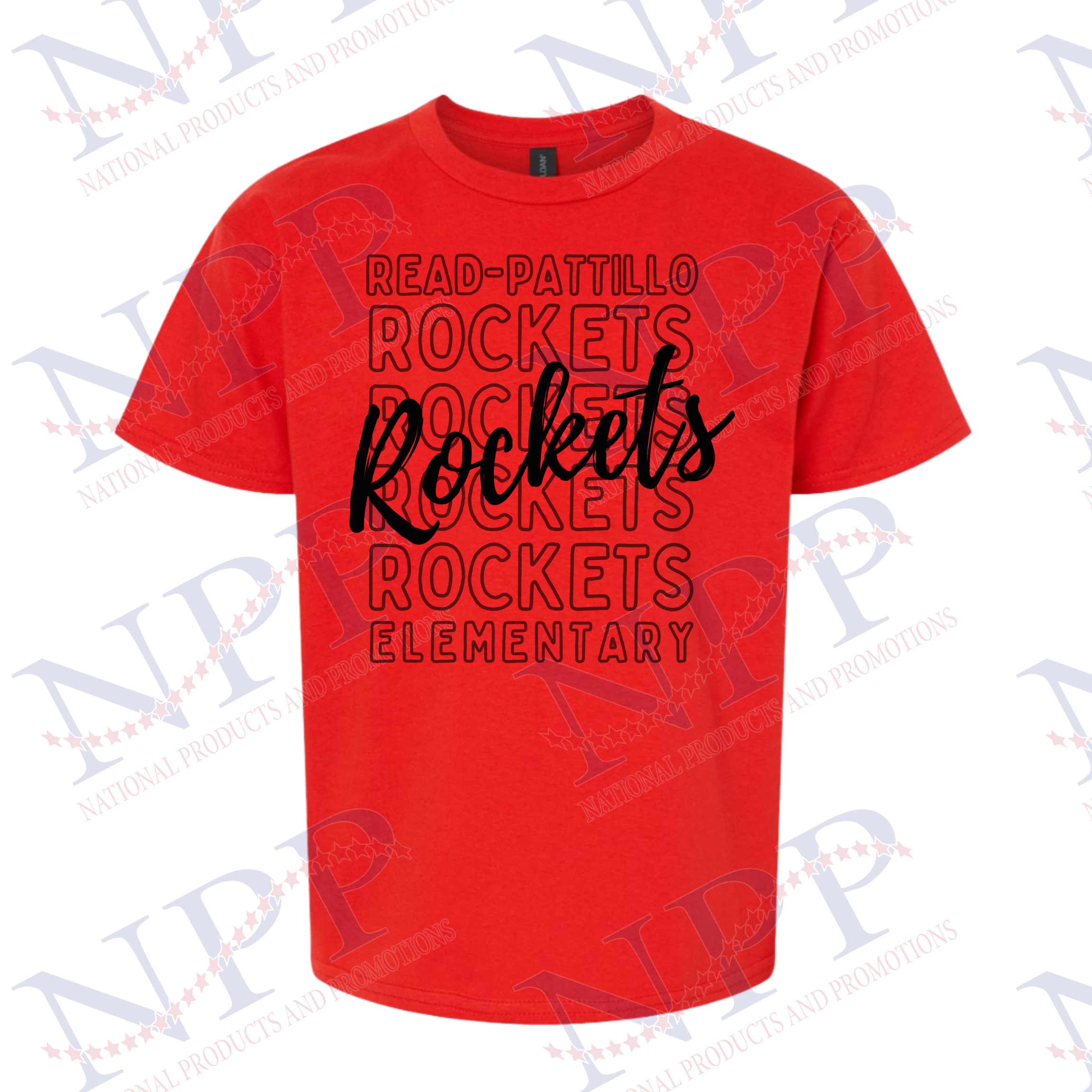 Rockets Rockets Rockets Red T-Shirt