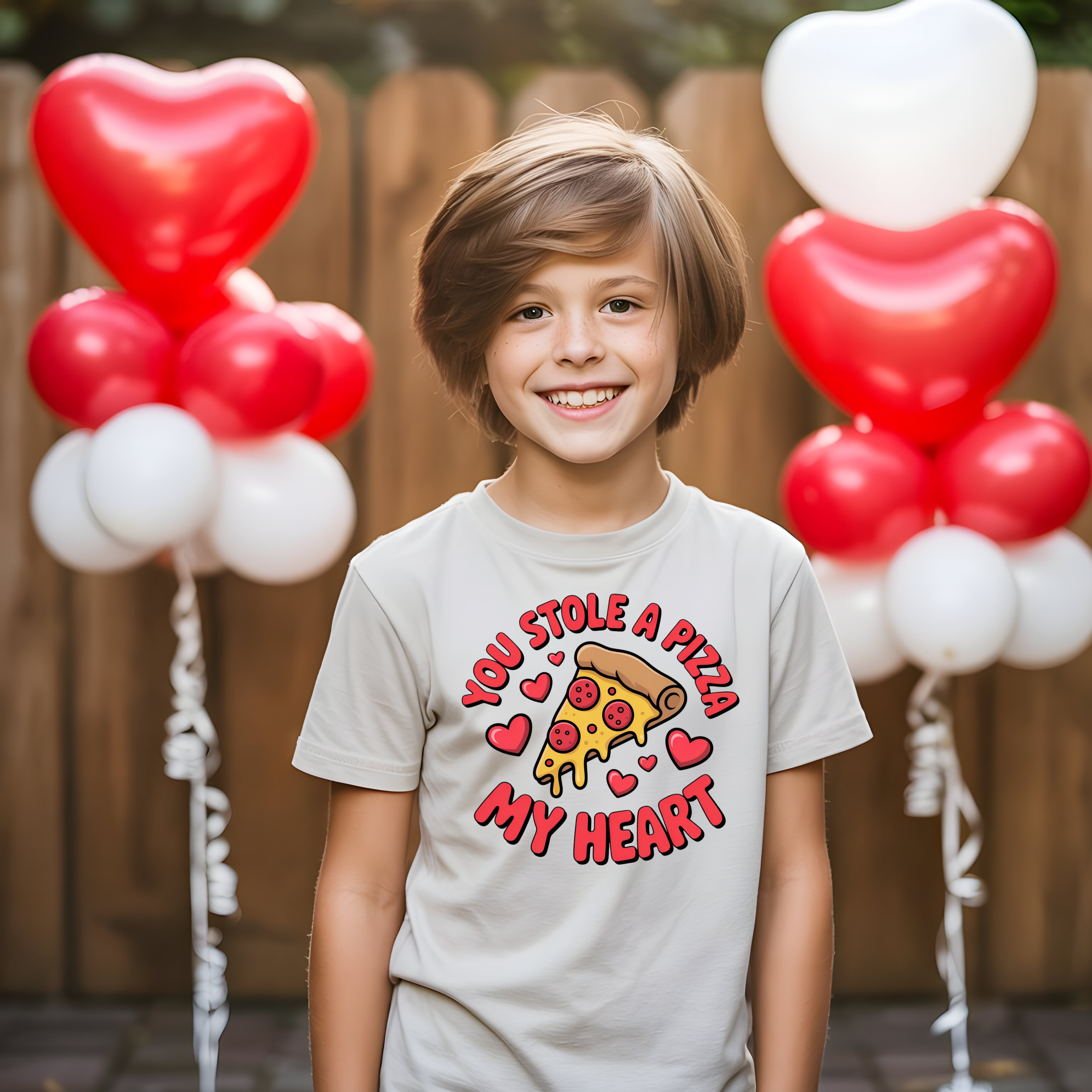 Valentine's Day Pizza My Heart