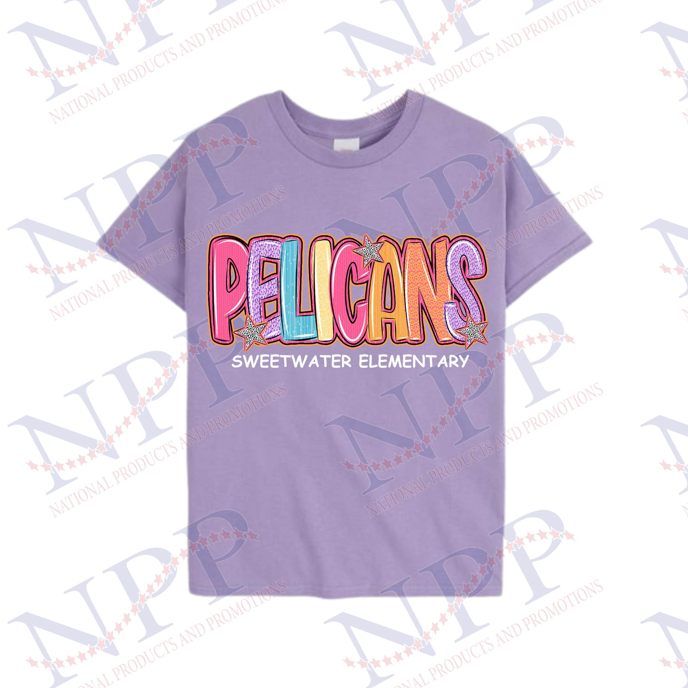 Youth Pelicans with Stars T-Shirt
