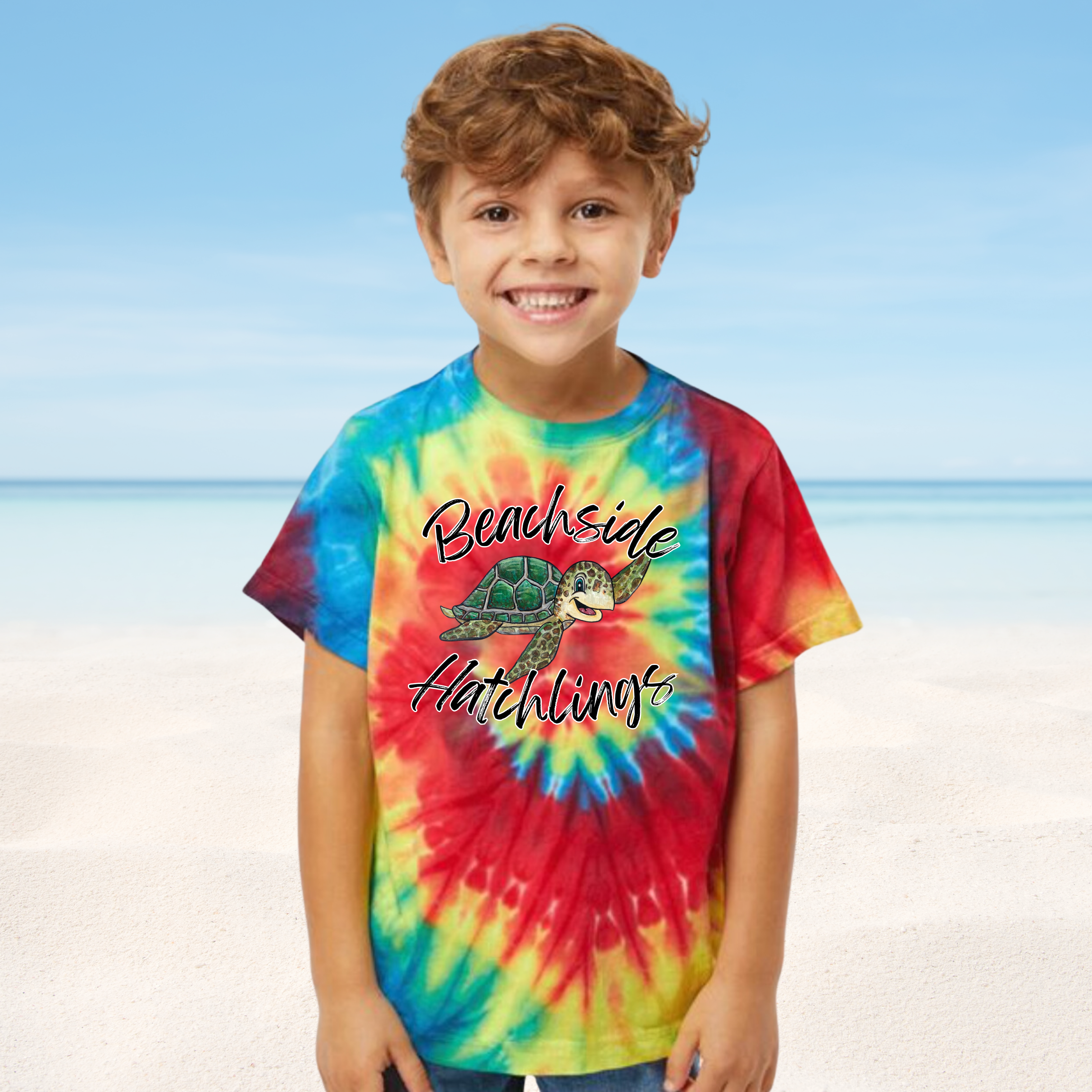 Youth Tie-Dye Beachside VPK "Hatchlings" T Shirt