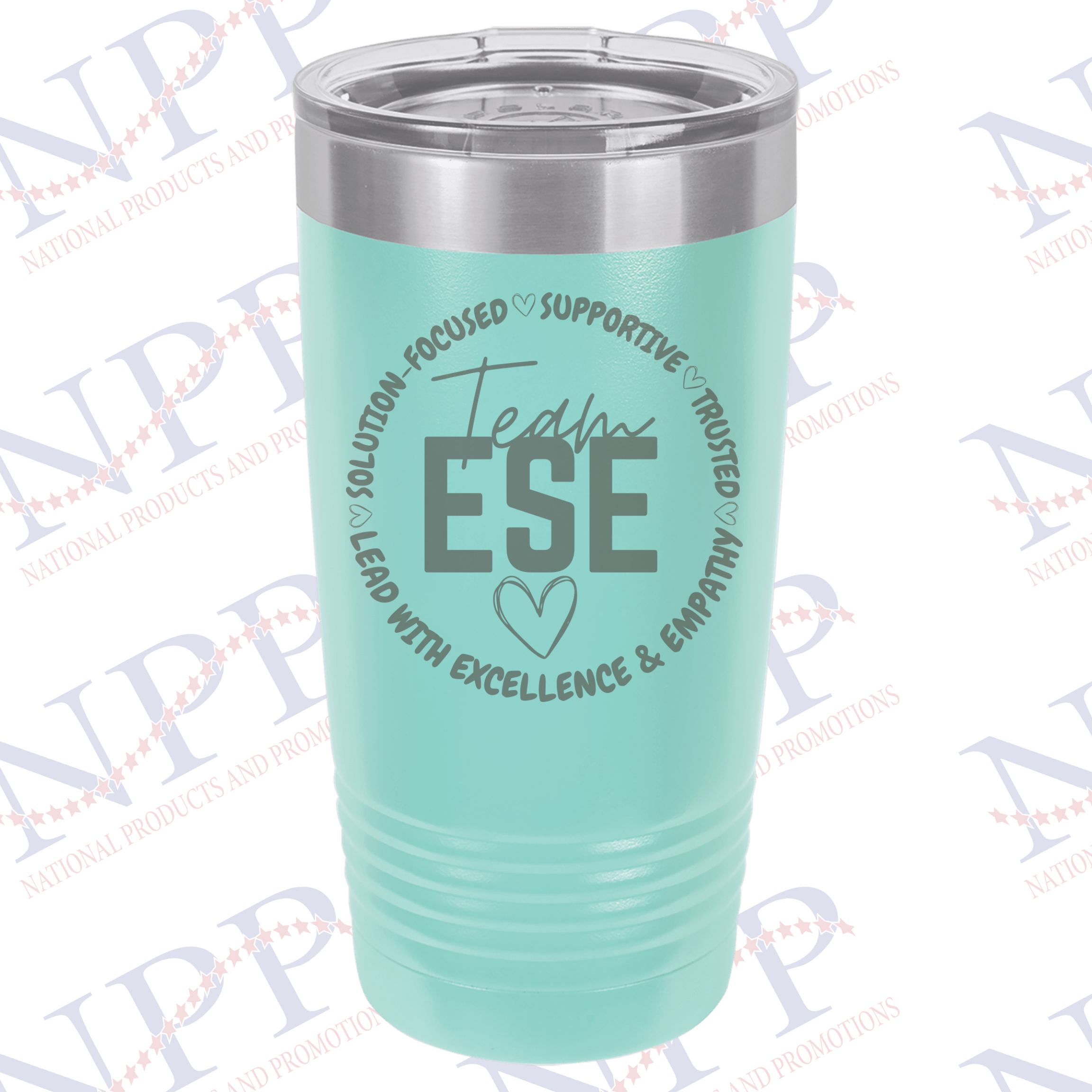 Team ESE 20 oz Etched Tumbler