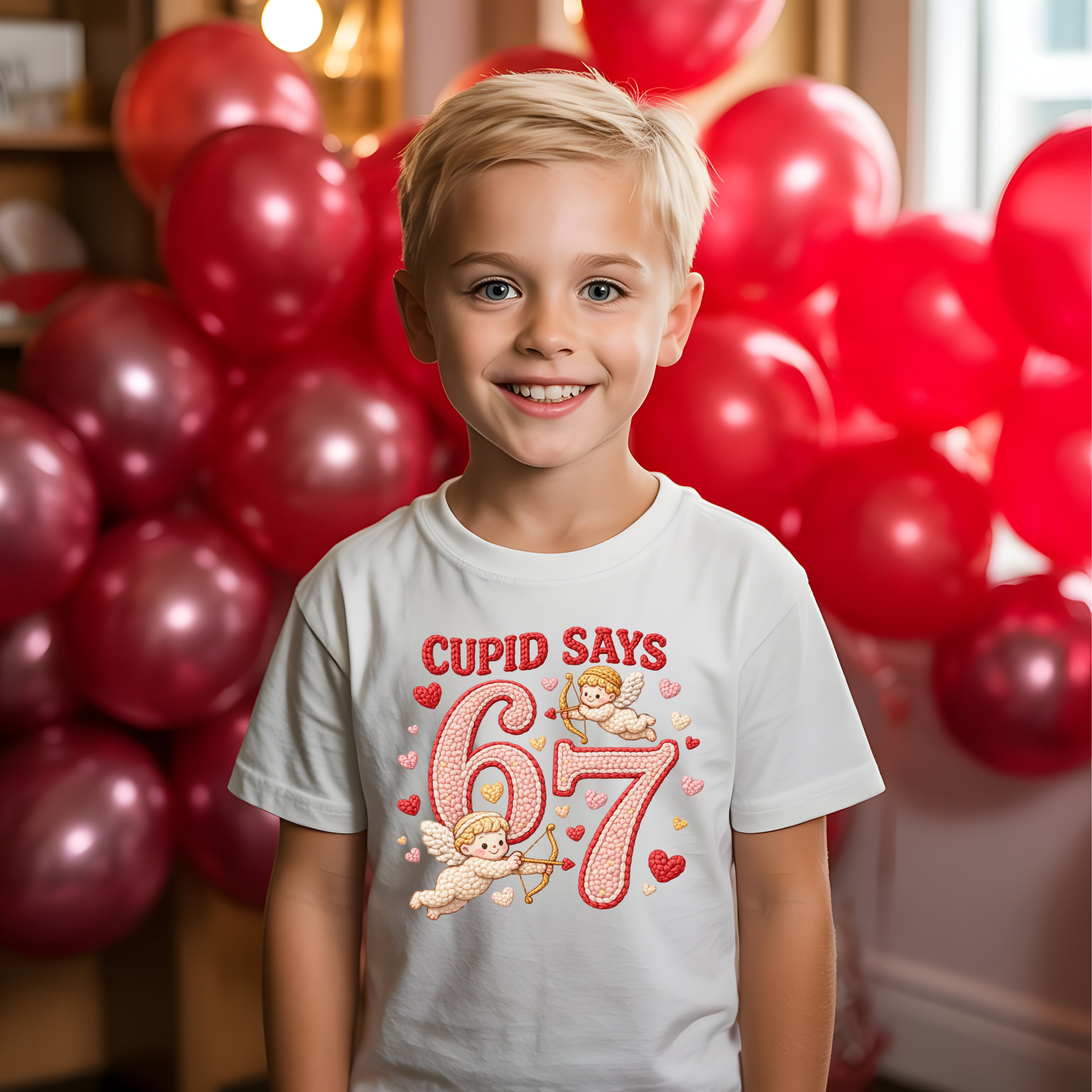 Valentine's Day Cupid Says 67