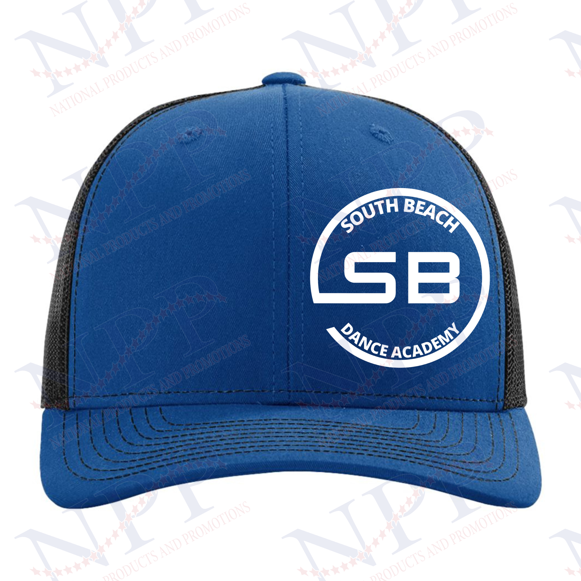 South Beach Blue and Black Hat