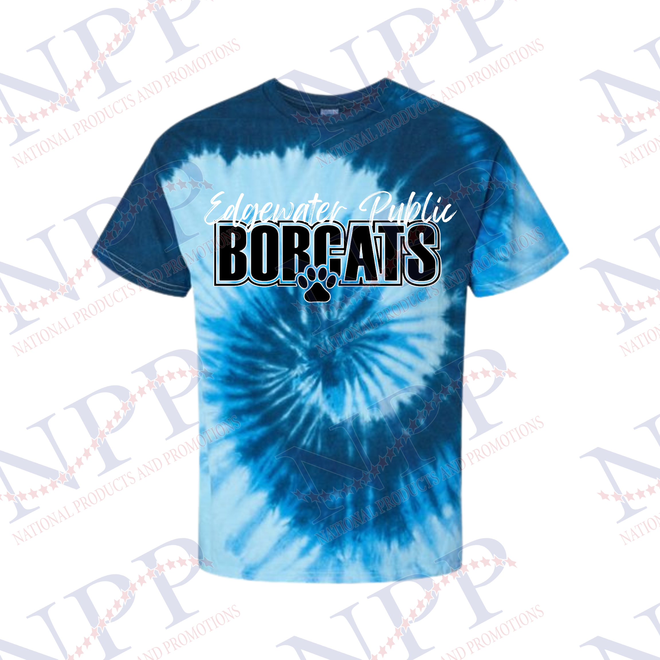 Edgewater Public Blue Ocean TieDye T-Shirt